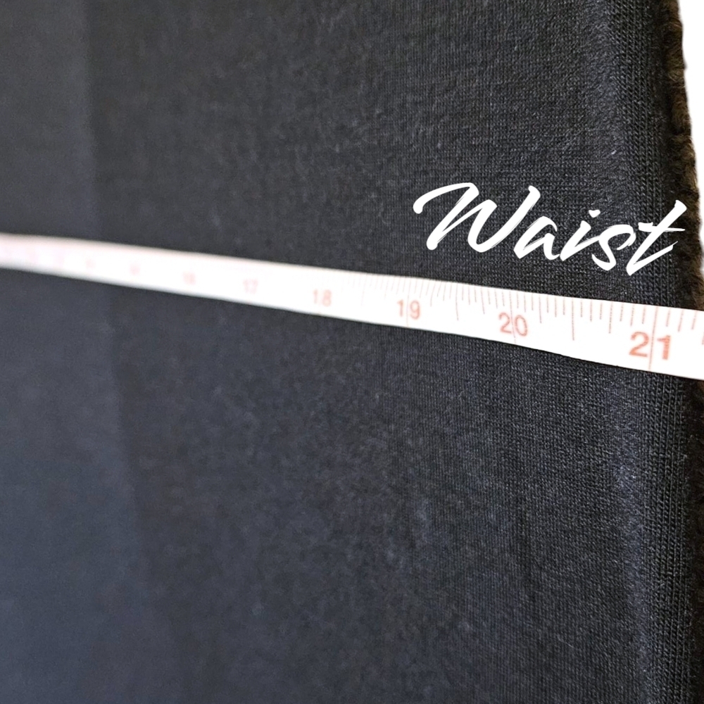 Double Zero Elevated Basic Black Midi Tank Dress | Minimalist Stretch Knit M - Picture 9 of 9